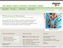 Tablet Screenshot of moensheim.de